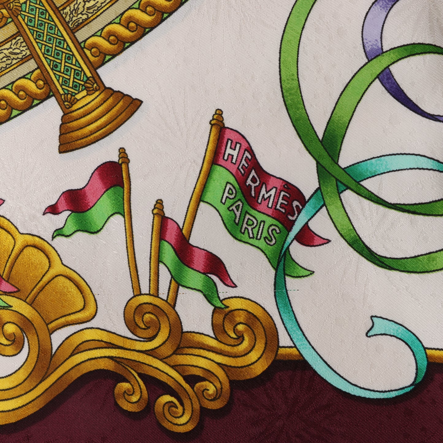 Hermes Carré 90 "LUNAPARK " 100% Silk Scarf