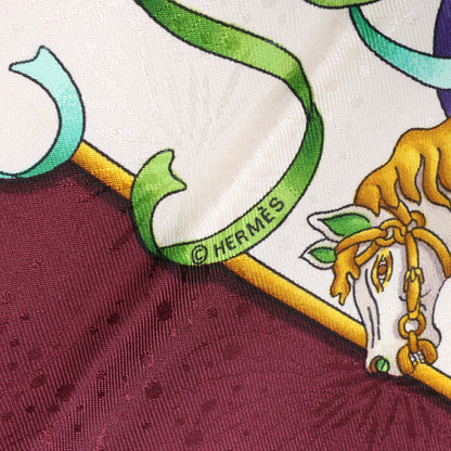 Hermes Carré 90 "LUNAPARK " 100% Silk Scarf