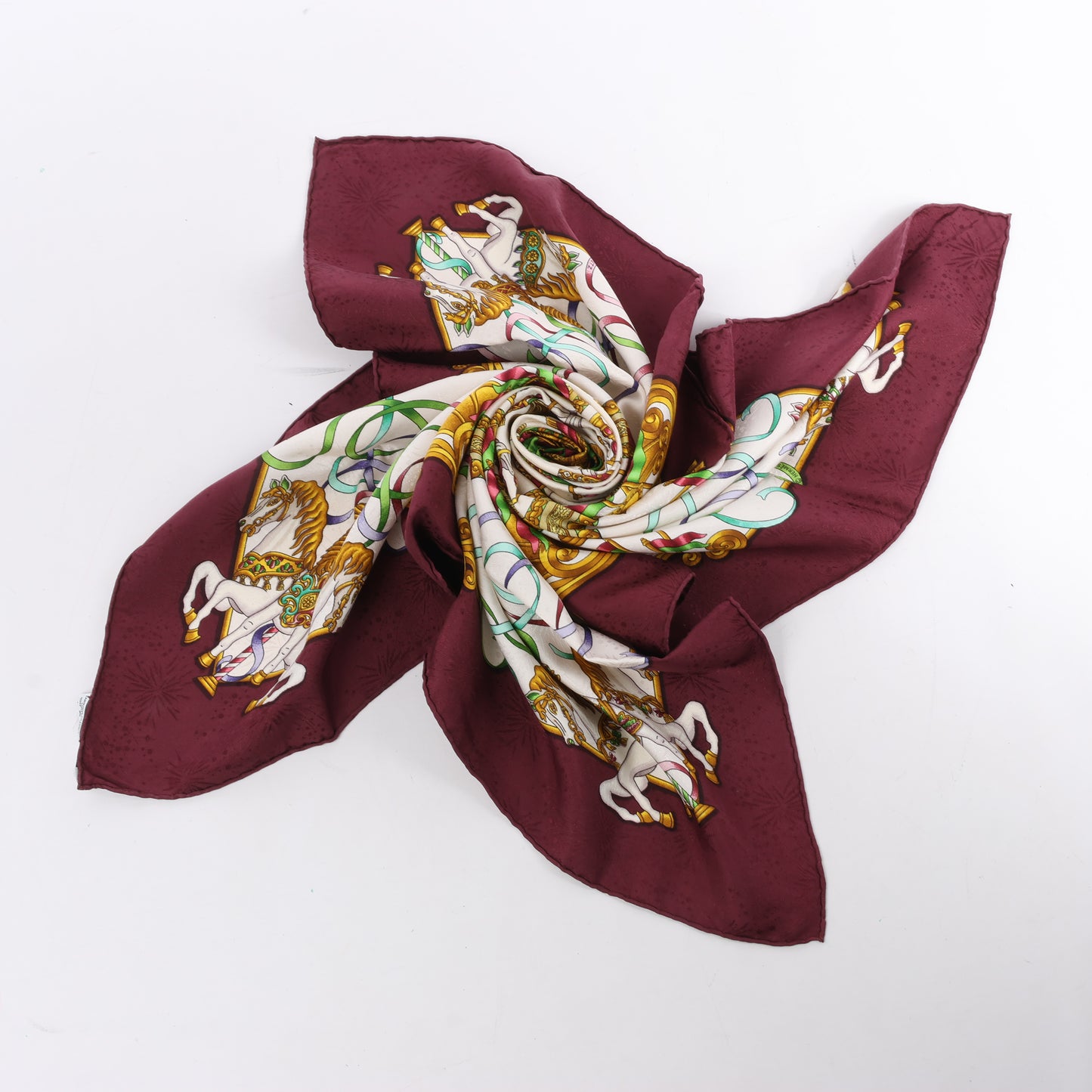 Hermes Carré 90 "LUNAPARK " 100% Silk Scarf