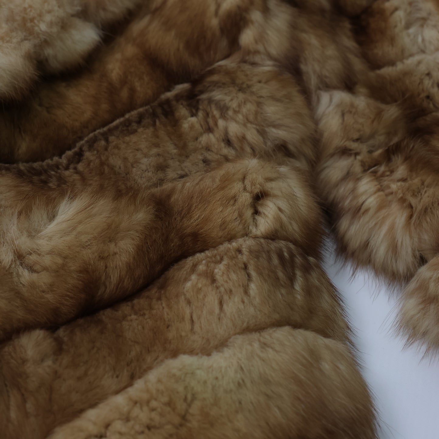 Vintage Christian Dior Paris Golden Marten Fur Coat