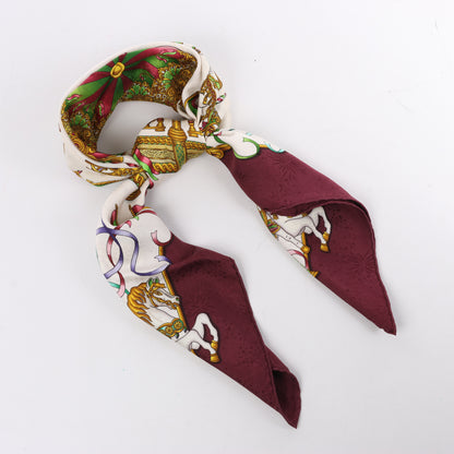 Hermes Carré 90 "LUNAPARK " 100% Silk Scarf