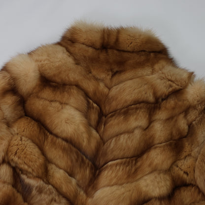 Vintage Christian Dior Paris Golden Marten Fur Coat