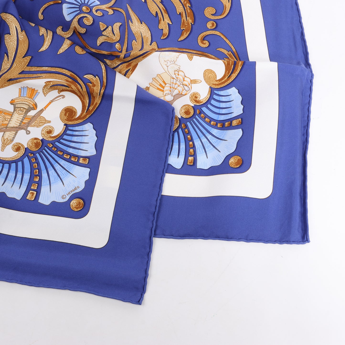 Hermes Carré 90 "Cheval Turc" 100% Silk Scarf