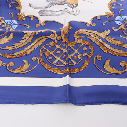 Hermes Carré 90 "Cheval Turc" 100% Silk Scarf