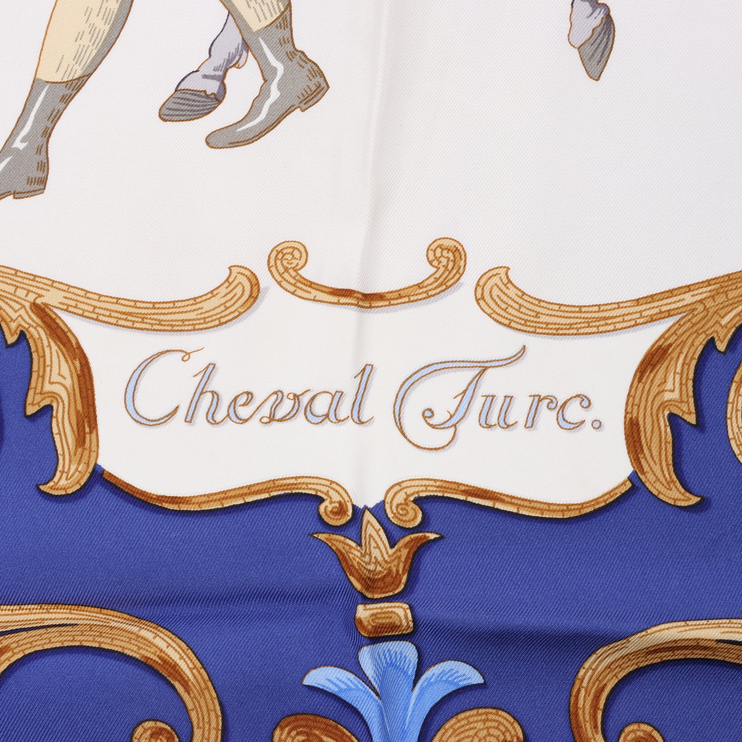 Hermes Carré 90 "Cheval Turc" 100% Silk Scarf