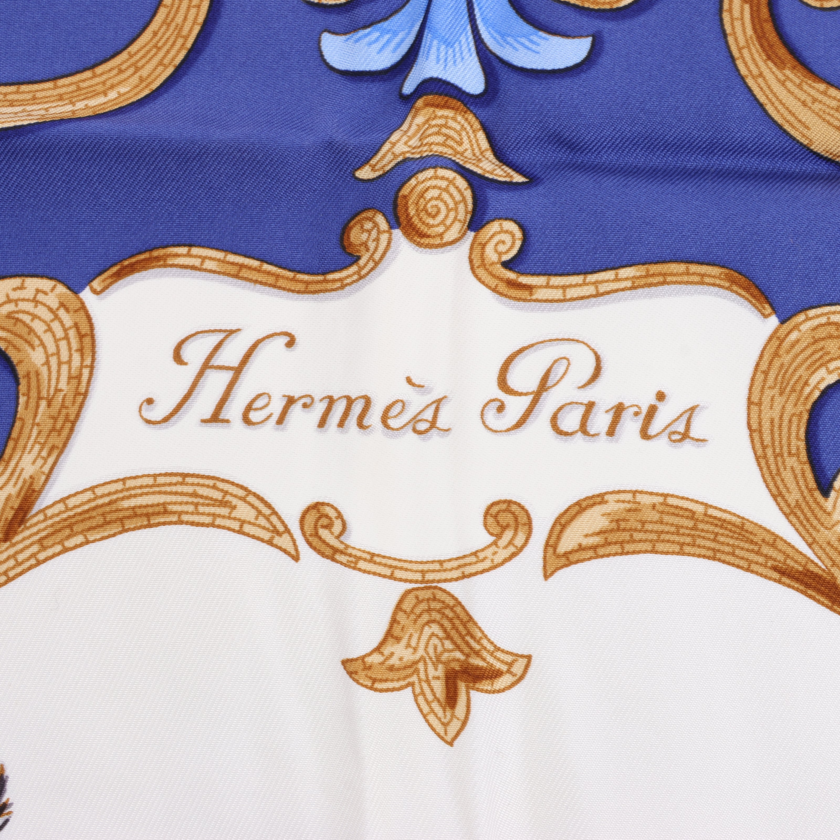 Hermes Carré 90 "Cheval Turc" 100% Silk Scarf