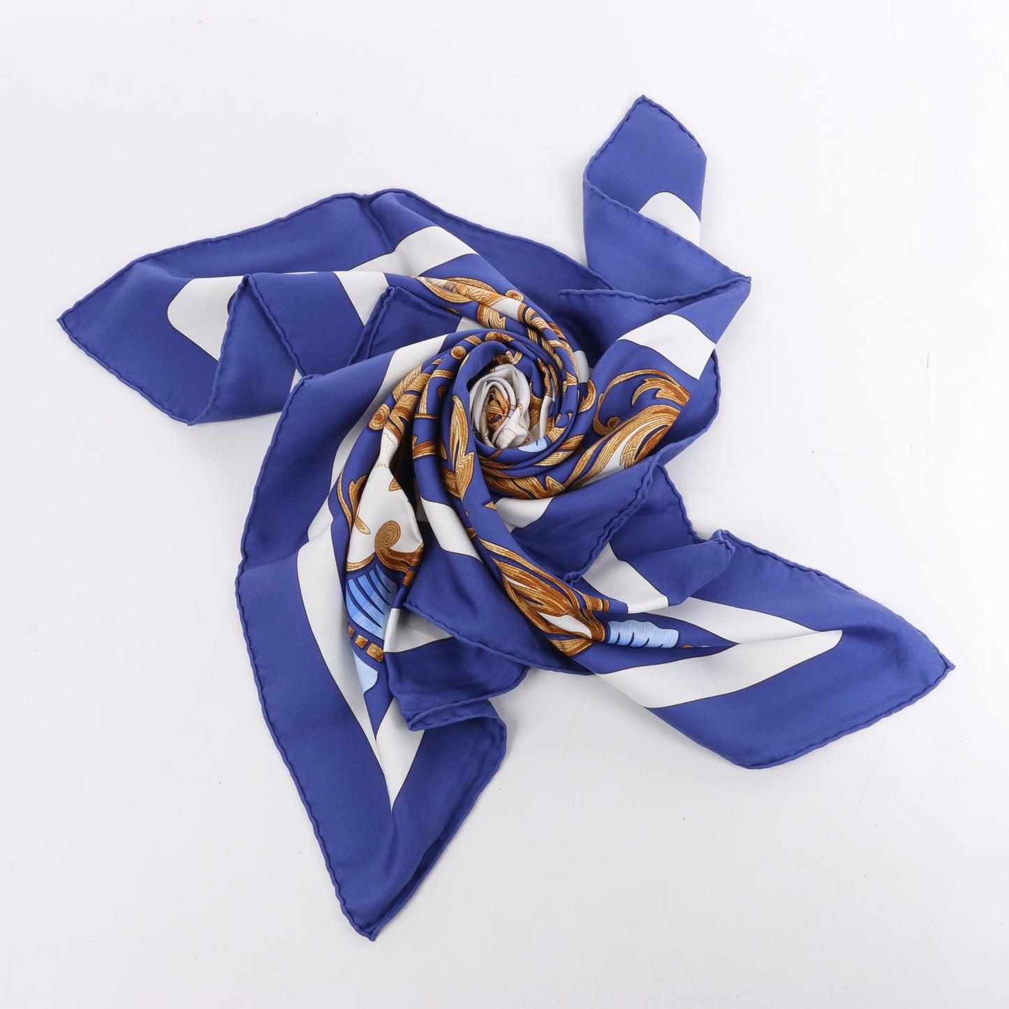Hermes Carré 90 "Cheval Turc" 100% Silk Scarf