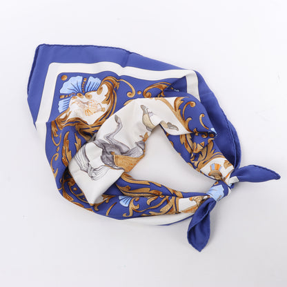 Hermes Carré 90 "Cheval Turc" 100% Silk Scarf