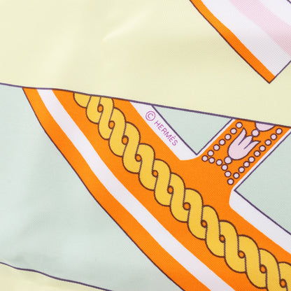 Hermes Carré 90 "LA BERLINE BAYADERE" Silk handkerchief in Pastel