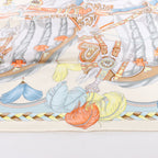 Hermes Carré 90 "HARNAIS DE COEUR" Silk handkerchief in Multicolor