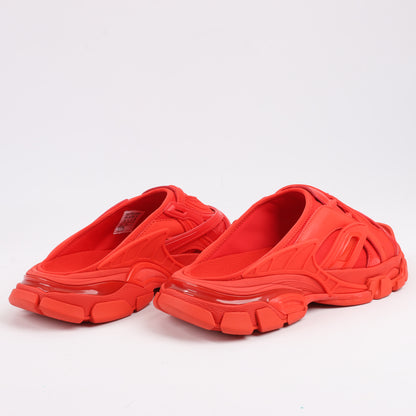 Sandales Balenciaga en tissu et caoutchouc, rouge 618083, pointure 39