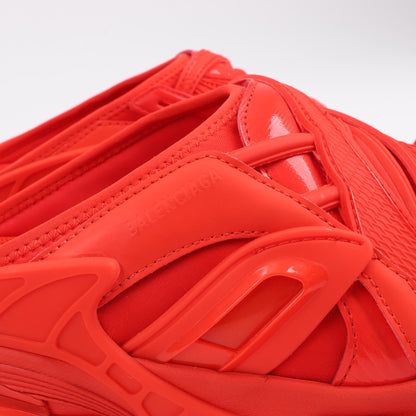 Sandales Balenciaga en tissu et caoutchouc, rouge 618083, pointure 39