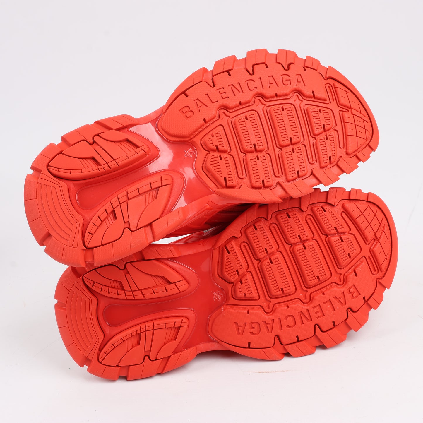 Sandales Balenciaga en tissu et caoutchouc, rouge 618083, pointure 39
