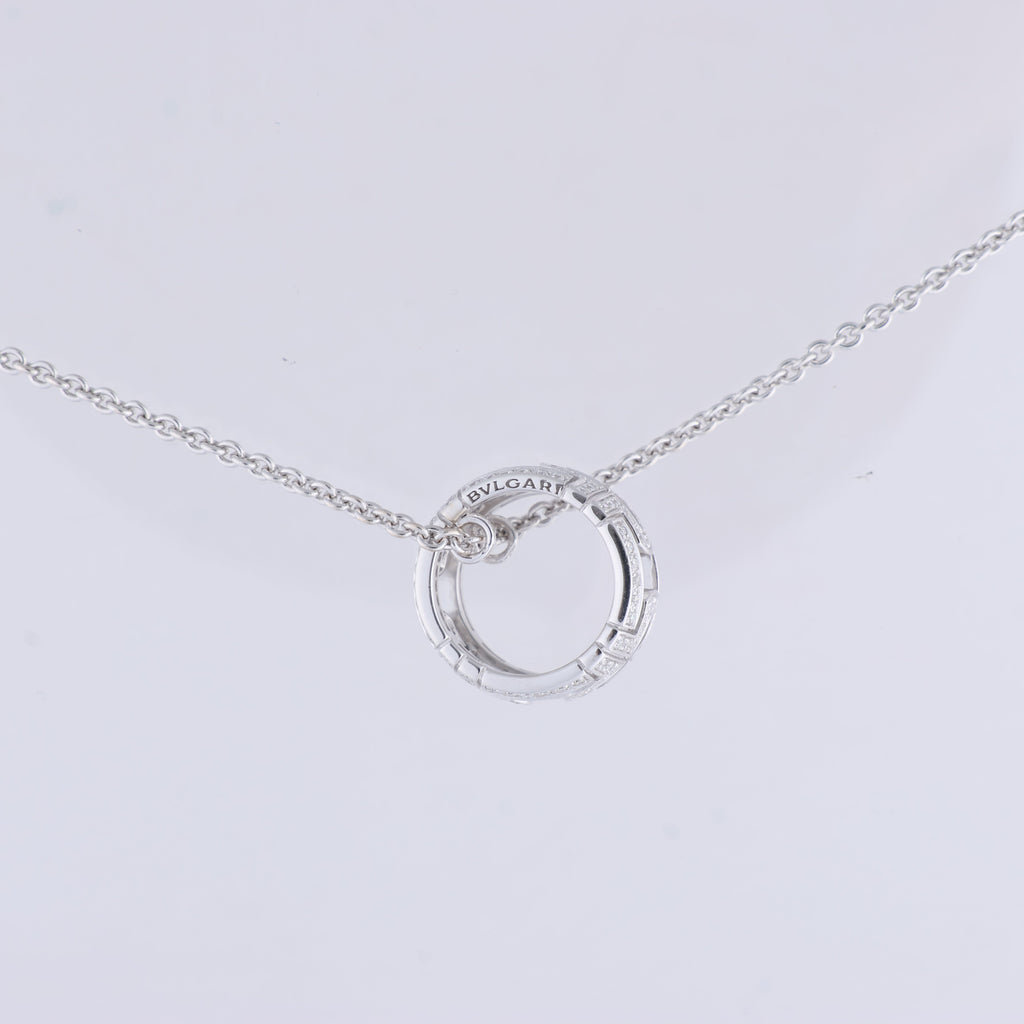 Bvlgari Parentesi Diamond Necklace 750(WG) 12.2g