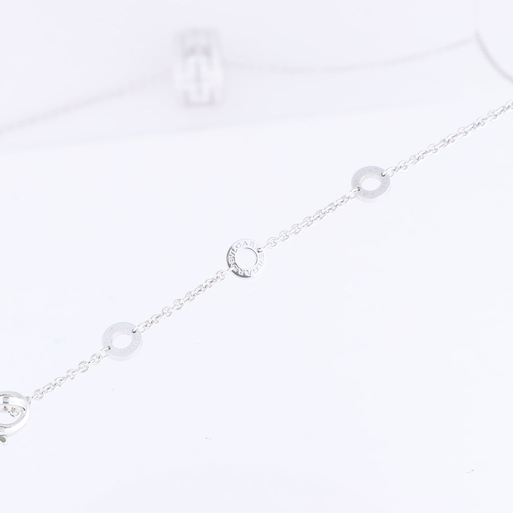Bvlgari Parentesi Diamond Necklace 750(WG) 12.2g