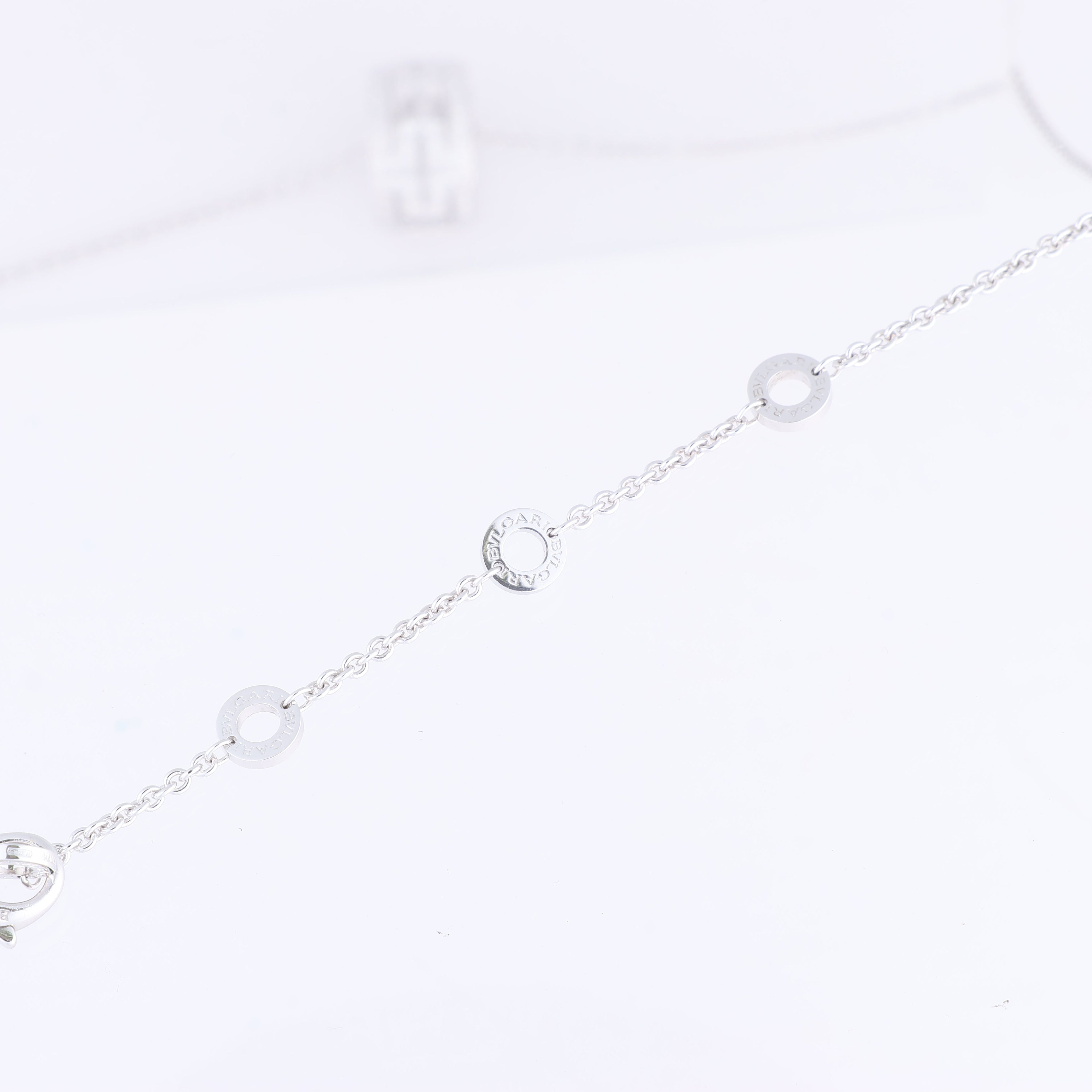 Bvlgari Parentesi Diamond Necklace 750(WG) 12.2g