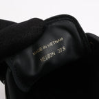 PRADA Logo Leather Sneakers in Black × White 1E282N, Size 37.5 EU
