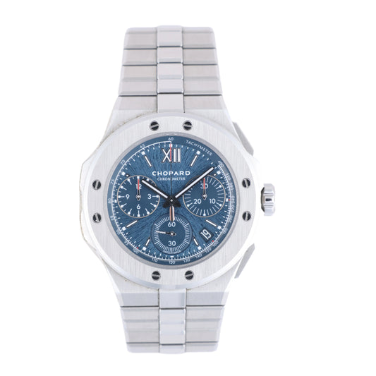 Chopard Alpine Eagle XL Chrono 298609-3001 SS AT Blue-Face Watch