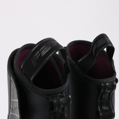 Fendi Leather Ankle Boots in Black, Size 38 EU