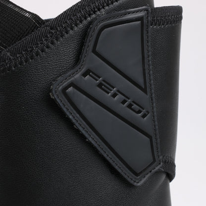 Fendi Leather Ankle Boots in Black, Size 38 EU