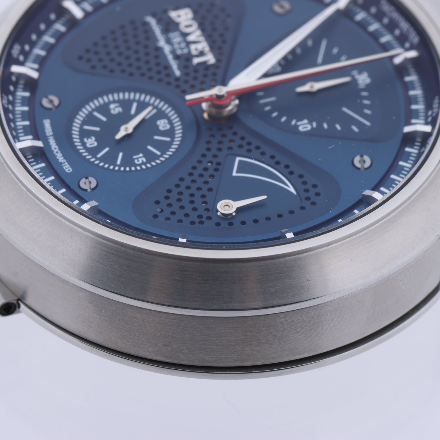 Bovet Sergio Split-Second Chronograph SS Marineblaues Zifferblatt 45mm Uhr SEPIN002