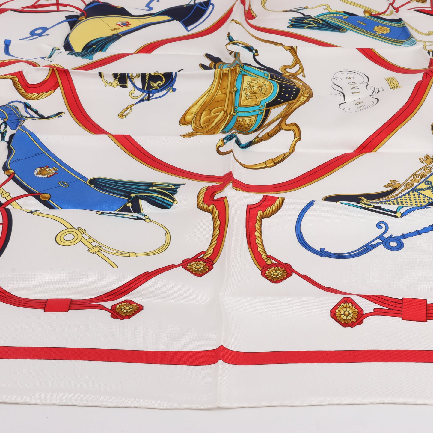 Hermès Carré 90 "SPRINGS" 100% Silk Scarf