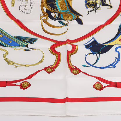 Hermès Carré 90 "SPRINGS" 100% Silk Scarf