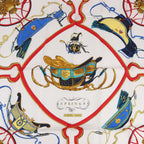 Hermès Carré 90 "SPRINGS" 100% Silk Scarf