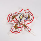 Hermès Carré 90 "SPRINGS" 100% Silk Scarf