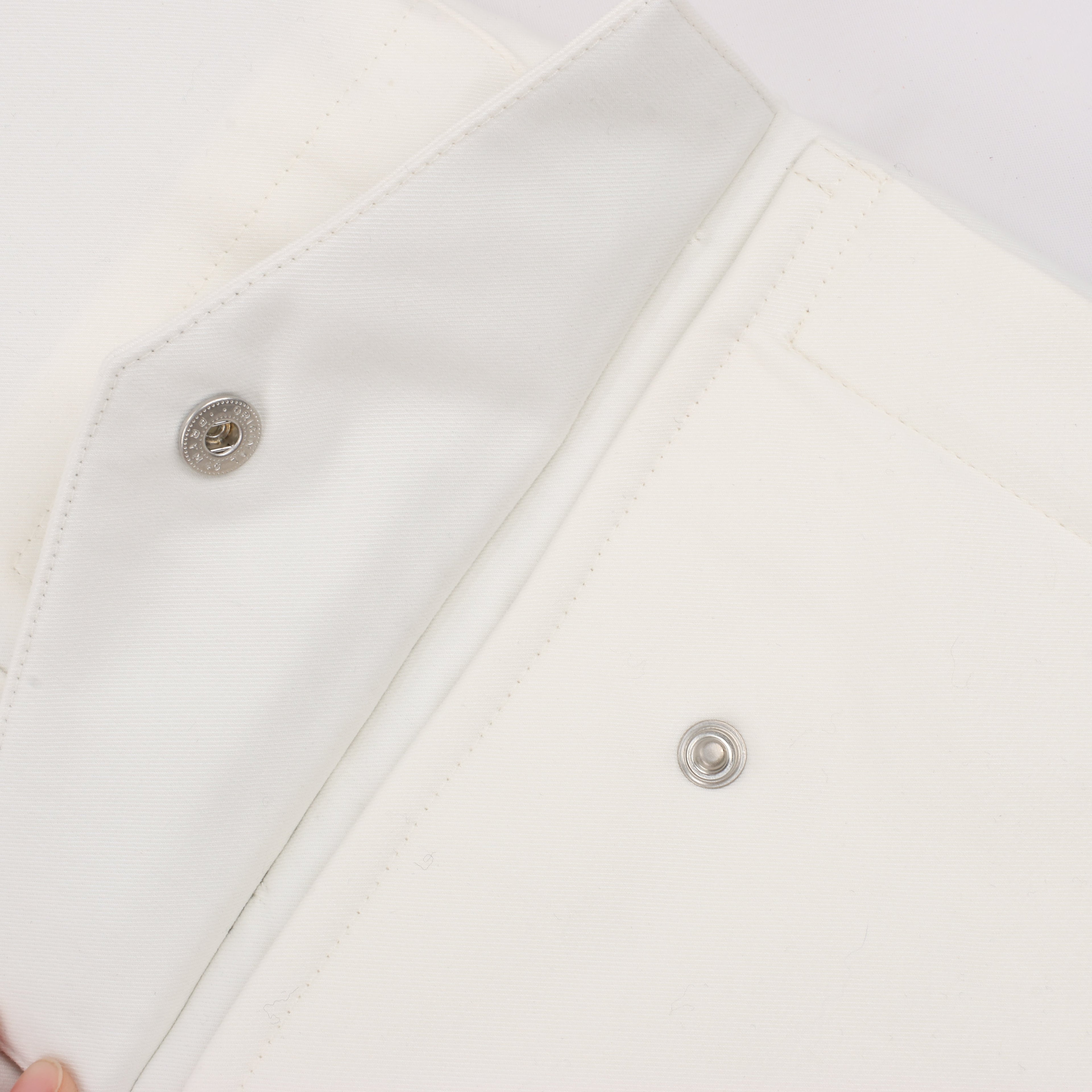 Eleventy White Quilted Down Jacket, Size 48