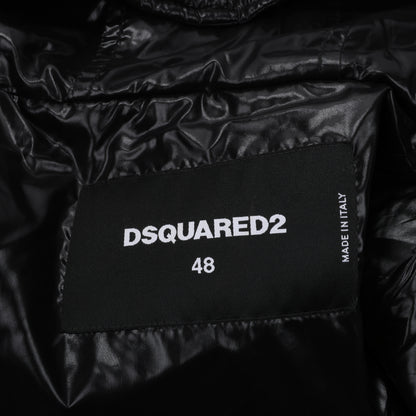Doudoune bleu marine brillant DSQUARED2, taille 48