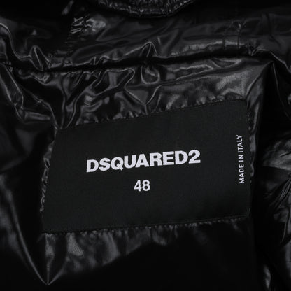 DSQUARED2 Glänzende Pufferjacke in Marineblau, Größe 48
