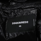DSQUARED2 Glossy Navy Puffer Jacket, Size 48