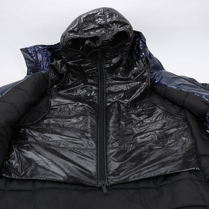 Doudoune bleu marine brillant DSQUARED2, taille 48