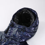 DSQUARED2 Glossy Navy Puffer Jacket, Size 48