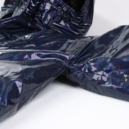 Doudoune bleu marine brillant DSQUARED2, taille 48