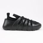 Bottega Veneta Trails Knit x Rubber Sneakers in Black, Size 42 EU