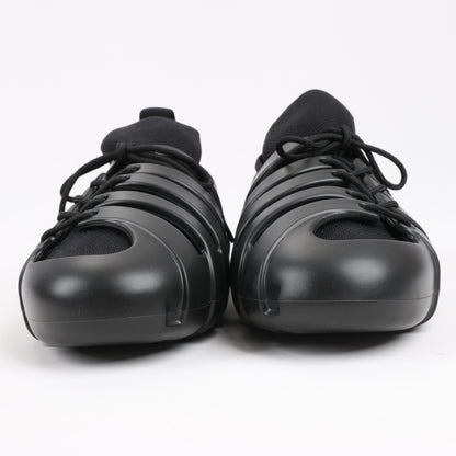 Baskets Bottega Veneta Trails Knit x Rubber noires, pointure 42