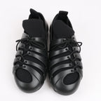 Bottega Veneta Trails Knit x Rubber Sneakers in Black, Size 42 EU