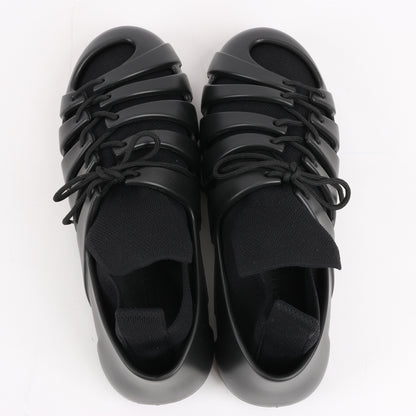 Baskets Bottega Veneta Trails Knit x Rubber noires, pointure 42