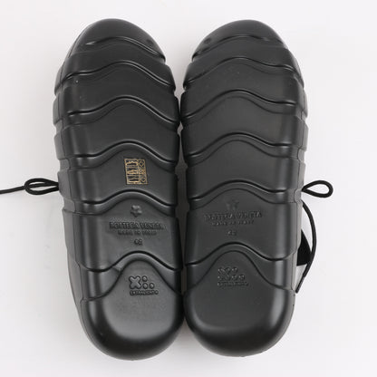Bottega Veneta Trails Knit x Rubber Sneakers in Black, Size 42 EU