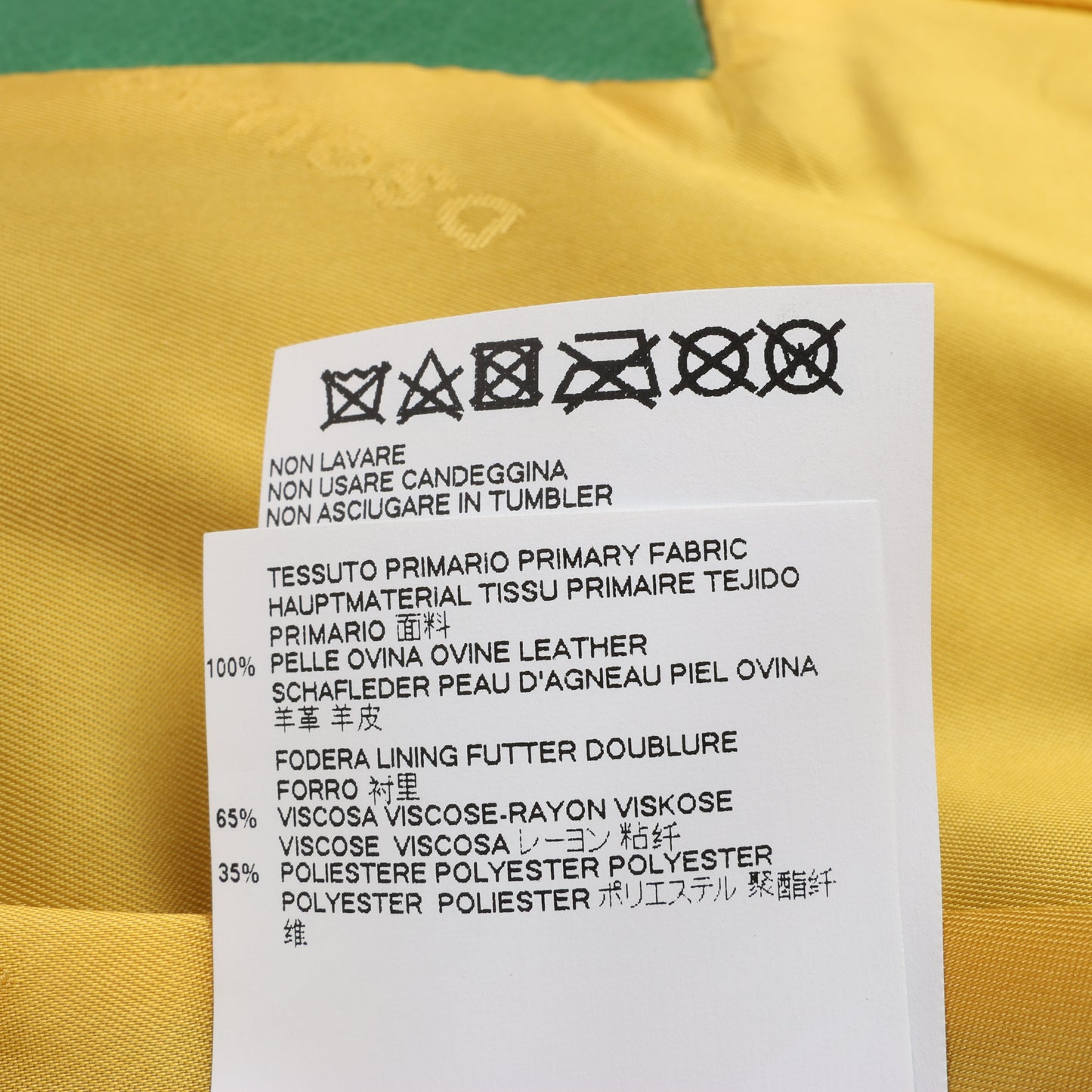 DSQUARED2 Green Leather Cape Jacket, Style S75AM0561, Size 38