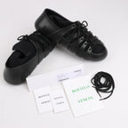 Bottega Veneta Trails Knit x Rubber Sneakers in Black, Size 42 EU