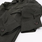 CC Collection Corneliani Wool Jacket with Removable Puffer Vest, Size 50
