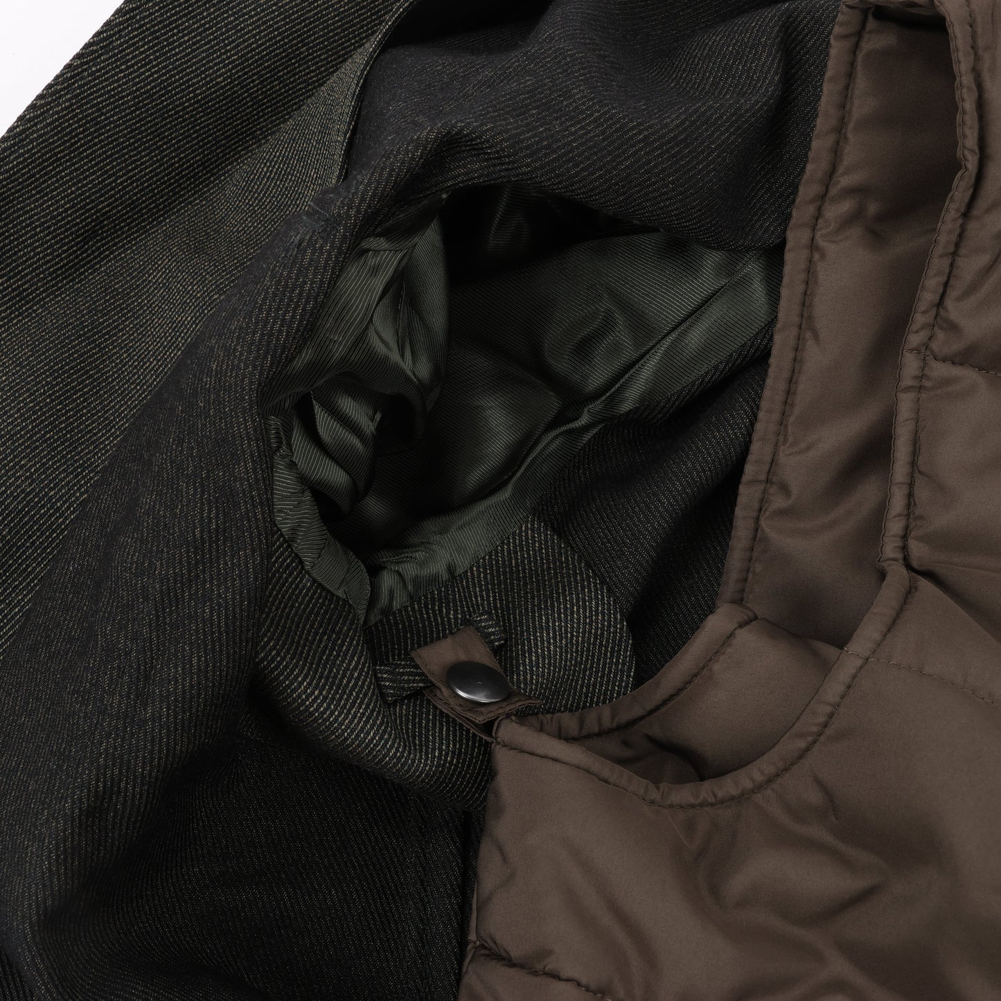 CC Collection Corneliani Wool Jacket with Removable Puffer Vest, Size 50