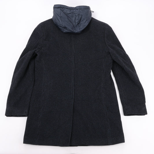 Manteau en laine Corneliani avec doublure à capuche amovible, collection CC, taille 50