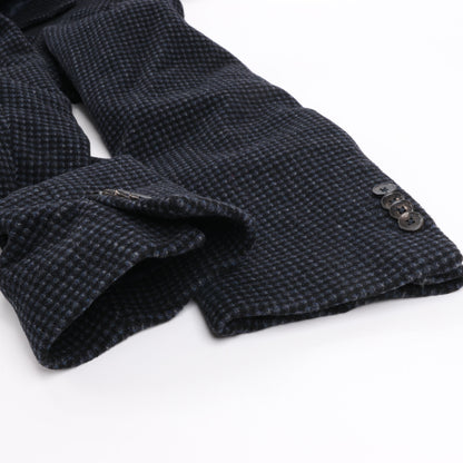 CC Collection Corneliani Wool Coat with Removable Hooded Liner, Size 50