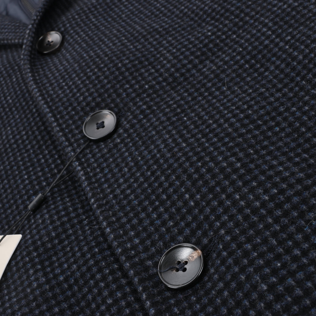 CC Collection Corneliani Wool Coat with Removable Hooded Liner, Size 50