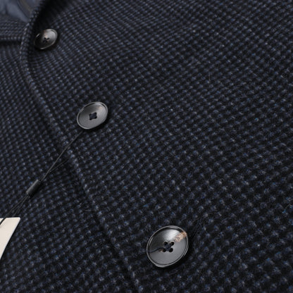 CC Collection Corneliani Wool Coat with Removable Hooded Liner, Size 50