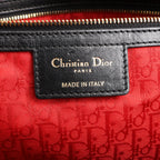 Dior Lady Dior Large Cannage Leather 2Way Handbag in Black